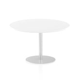 Dynamic Italia 1200mm Poseur Round Table White Top 725mm High Leg ITL0162 DD